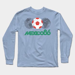 Mexico 86 - Retro Design Long Sleeve T-Shirt